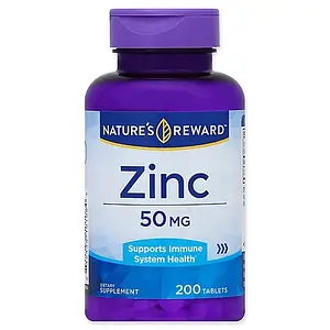 Цинк-гликонат Nature's Reward Zinc 50 мг 200 таб.