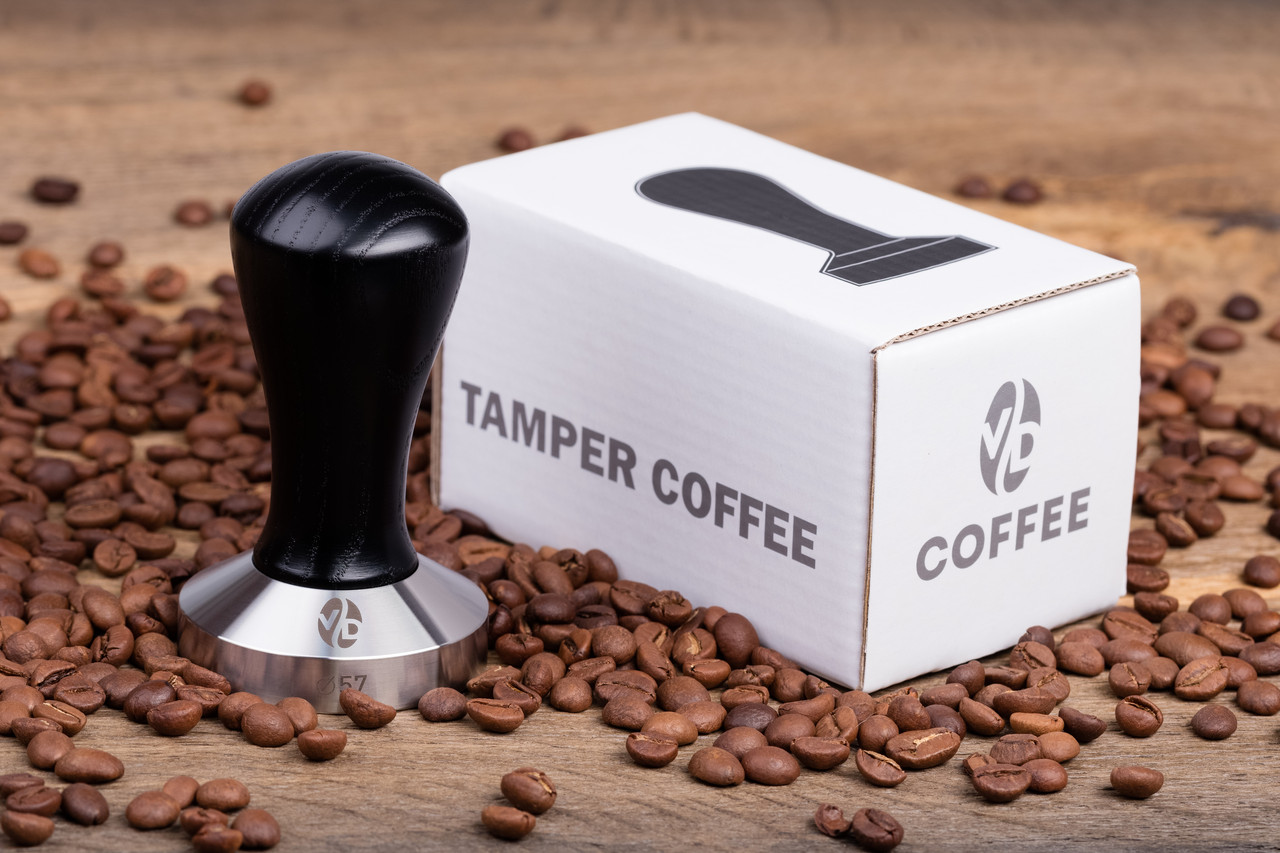 Темпер ТМ VD Coffee "Classic", чорний Ø 58 мм., фото 1
