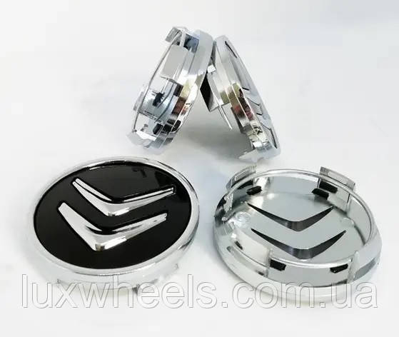 Ковпачок на диски Citroen (60/57) чорний 9670585977 1 шт.