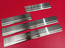 Накладки на пороги MITSUBISHI OUTLANDER 2013-2021