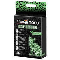 AnimAll TOFU Енімал (анімал) ТОФУ соєвий наповнювач для котів з ароматом зеленого чаю, 6 л. (2,6 кг)