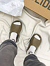 Тапочки чоловічі оранжеві Adidas Yeezy Slide (08471), фото 3