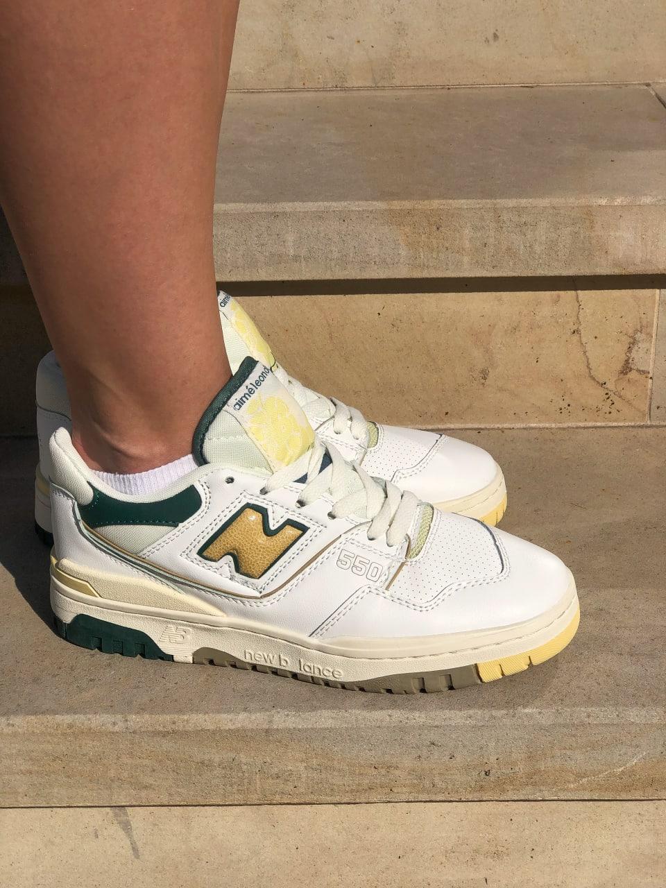 Кросівки чоловічі білі New Balance 550 Aime Leon Dore (08960), фото 1