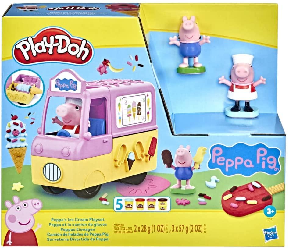 Ігровий набір для ліплення пластилін Play-Doh Морозиво Пеппи Peppa's Ice Cream Truck F3597 Hasbro