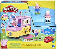 Игровой набор для лепки пластилин Play-Doh Мороженое Пеппы Peppa's Ice Cream Truck F3597 Hasbro