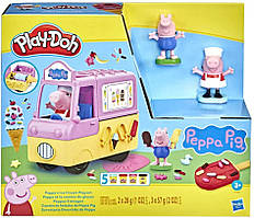 Ігровий набір для ліплення пластилін Play-Doh Морозиво Пеппи Peppa's Ice Cream Truck F3597 Hasbro