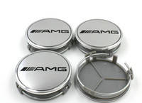 Заглушки колпачки литых дисков Mercedes AMG