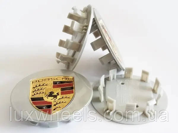 Ковпачок на диски Porsche (76/59) сірі 7PP601150A 1 шт.