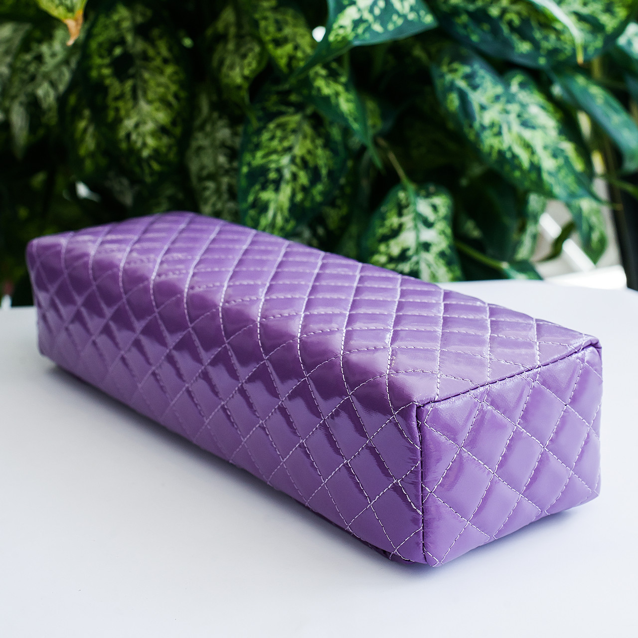 Підлокітник для манікюра, квадрат (бузковий)