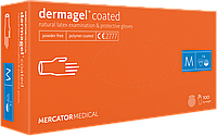 Перчатки латексные без пудры DERMAGEL® COATED р. M 100 шт