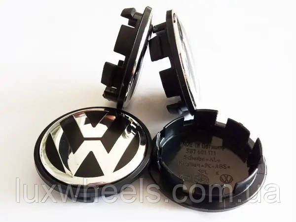 Ковпачок на диски Volkswagen Caddy, Golf, Phaeton, Polo, Passat, Sharan, Touran (65/56) 3B7601171 1 шт.