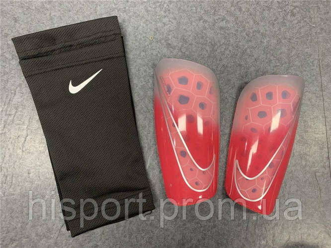 Купить Футбольные щитки Nike Mercurial Lite розово-красные, цена 395 ...