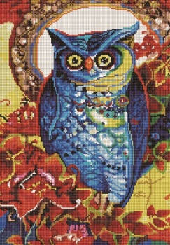 Алмазна мозаїка по номерам на дереві 40*50см Diamond painting QA200474