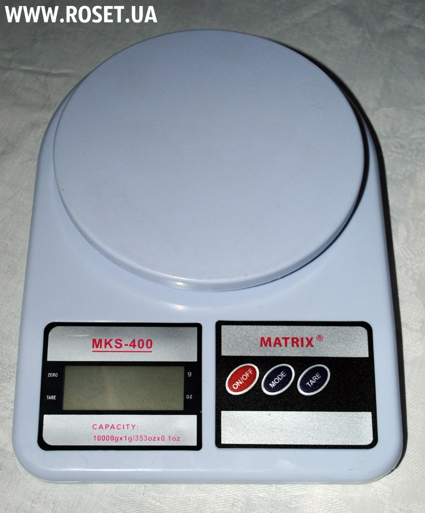 Кухонные электронные весы MATRIX (10 кг) - фото 2 - id-p268876533