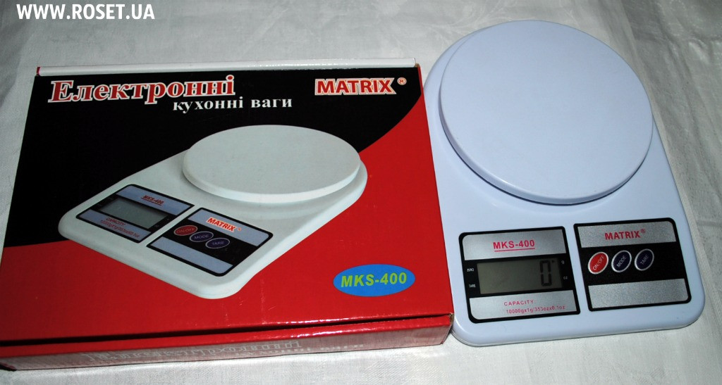 Кухонные электронные весы MATRIX (10 кг) - фото 7 - id-p268876533
