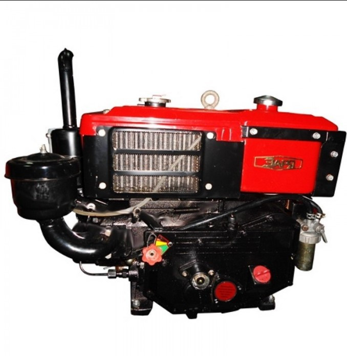Дизельный двигатель к мотоблоку Зубр, Кентавр, Форте 10Е л.с. R 185 HDL + стартер, водяное охлаждение - фото 2 - id-p399307697