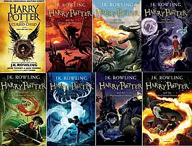 Harry Potter Paperback Set (Books 1-8). Комплект книг англійською мовою.J.K. Rowling.