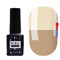 Термо гель-лак Kira Nails №T02 (розово-коричневый, при нагревании кремовый), 6 мл