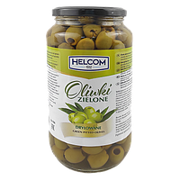 Оливки зелені без кісточок Helcom Oliwki Zielone 900 г