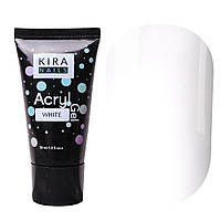 Kira Nails Acryl Gel White, 30 г