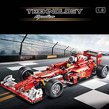 Дитяча машинка конструктор Формула F1 T5006 1698 деталі 1:8 червона + Подарунок