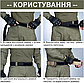 Ремінь тактичний військовий мультикам/multicam MOLLE подвійний L, фото 8