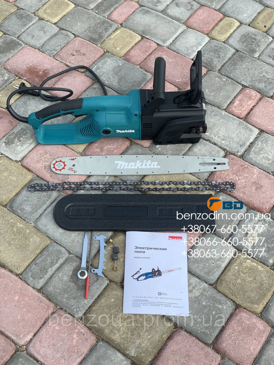 Електропила ланцюгова Makita UC4030A (пила Макіта) Безмасляная НОВИНКА