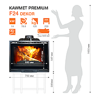 Камінна топка KAWMET Premium SIREN (14 kW) EKO, фото 2