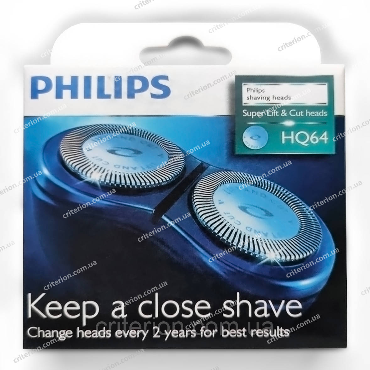 Головки для гоління Philips HQ64 комплект 3 шт., сітки та ножі для електробритви