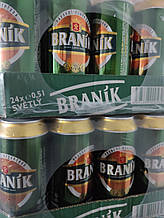 Пиво світле Branik Svetly 4.1% алкоголю Бранік 0,5 л Чехія
