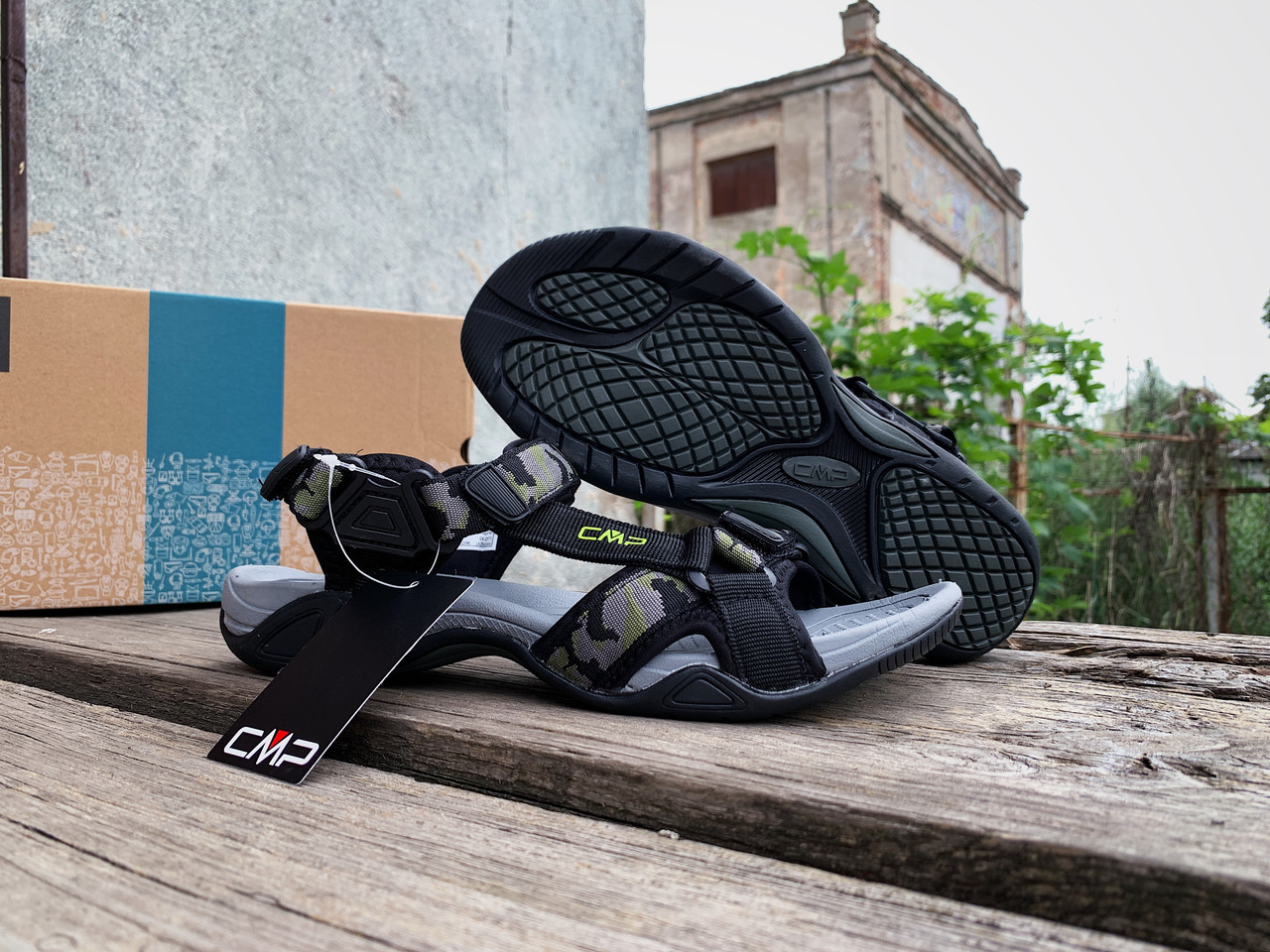 Чоловічі сандалі босоніжки CMP Hamal Hiking Sandal 38Q9957-00FL камуфляжні Оригінал