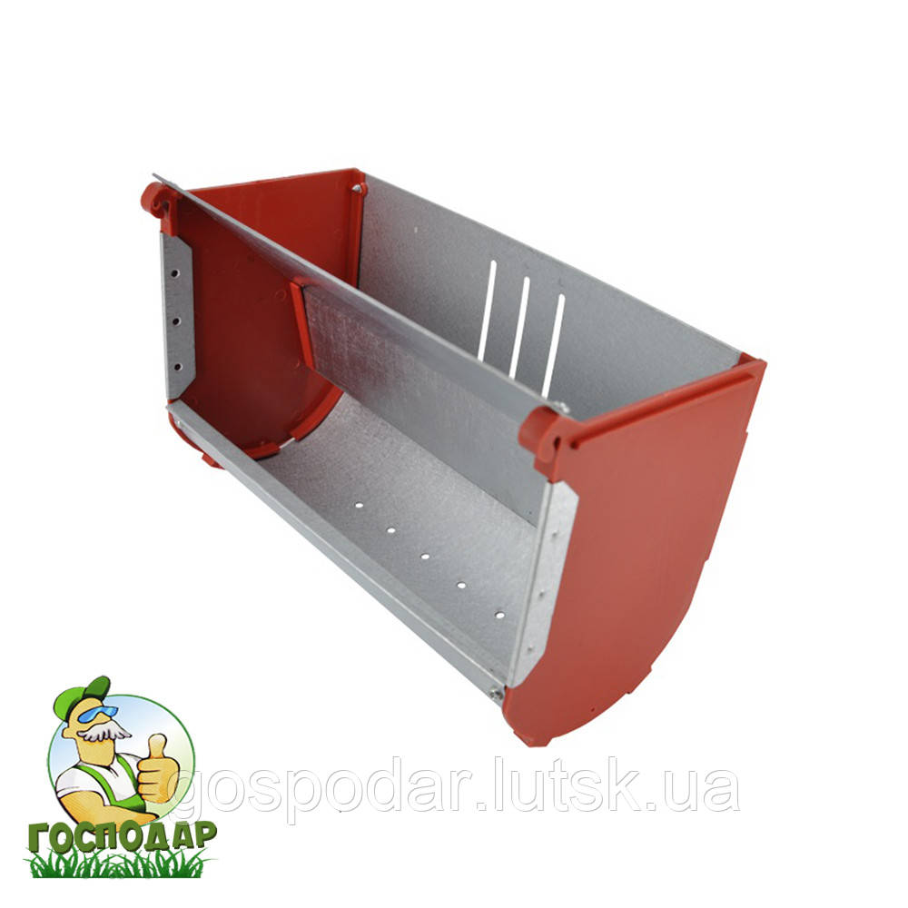 Бункерна годівниця для кроликів 25 см, зносостійка бункерна годівниця для кролів., фото 1
