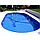 Басейн каркасний 7х3.5х1.5 м з отворами, для монтажу в ґрунт, IBIZA OVAL (без лайнеру), фото 4