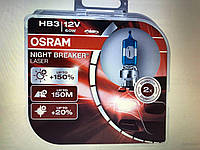 Автомобильная галогенная лампа OSRAM NIGHT BREAKER НВ3+150% (производство OSRAM, Германия)