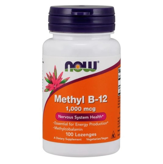 Вітаміни NOW Foods Methyl B-12 1,000 mcg 100 льодяників