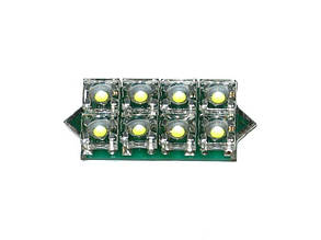 Лампочка зіфітна 8LED 24V (40м) біла