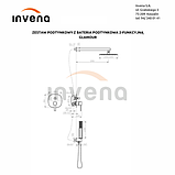 Душова система прихованого монтажу Invena Glamour, золотий, BS-02-0K9, фото 3