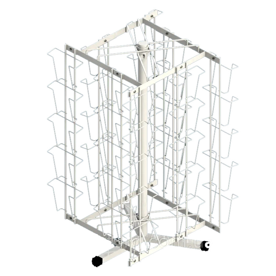 Стійка настільна обертається А6 зі зміщенням (40 осередків)
