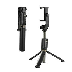 Селфі палка Remax RP-P9 black, bluetooth, тринога, пульт