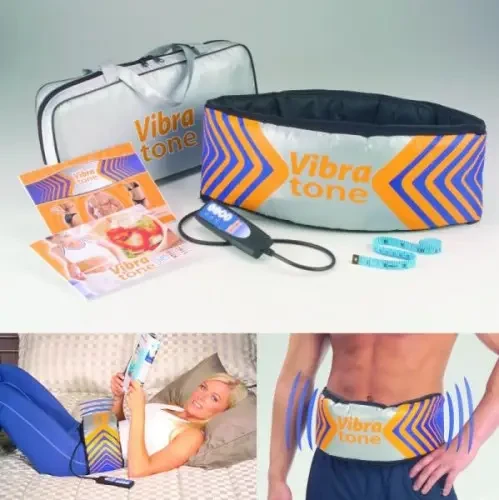 Пояс-массажер Вибро пояс для похудения Вибротон Vibra Tone Вибро-массажный пояс для живота боков и бёдер - фото 6 - id-p1649552598