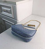 Маленька жіноча сумочка MK Jet Set Charm blue, фото 4