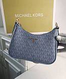 Маленька жіноча сумочка MK Jet Set Charm blue, фото 5