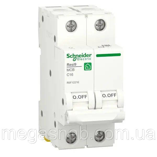 2р 16 А С RESI9 Schneider