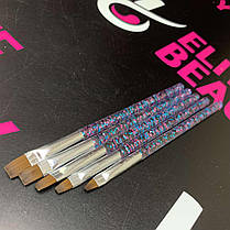 Набір пензлів для нанесення гелю 5 шт, фото 4