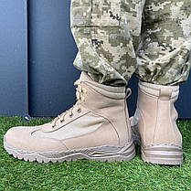 Берці чоловічі шкіряні на прошитій підошві, фото 4