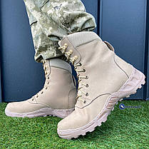 Чоловічі берці шкіряні з дихаючої тканини, фото 4