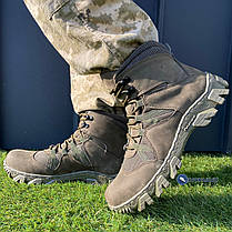 Армійські чоловічі берці з натуральної шкіри, фото 5