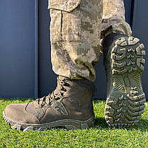 Армійські чоловічі берці з натуральної шкіри, фото 2