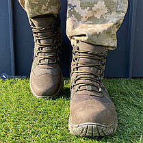 Армійські чоловічі берці з натуральної шкіри, фото 3