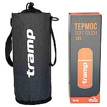 Термочохол для термоса Tramp Soft Touch 1,0 л Оливковий, фото 3
